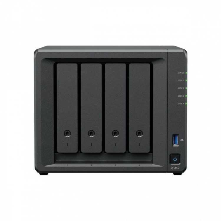 Synology Serwer NAS DP340 AMD R1600 16GB 4x8TB 2x400G 3Y