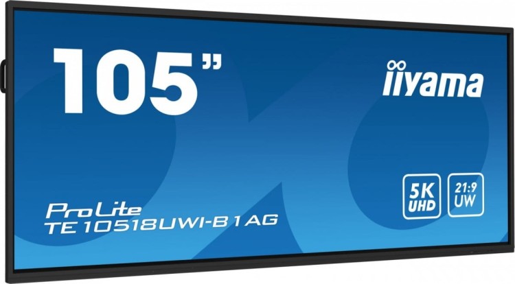 IIYAMA Monitor wielkoformatowy 104.6 cala TE10518UWI-B1AG INFRARED,40pkt,VA,21:9(5K),8xUSB, 8xMIC,2x16W+Subwoofer(16W),Android 13,WiFi,Slot OPS,7H,450