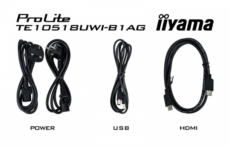 IIYAMA Monitor wielkoformatowy 104.6 cala TE10518UWI-B1AG INFRARED,40pkt,VA,21:9(5K),8xUSB, 8xMIC,2x16W+Subwoofer(16W),Android 13,WiFi,Slot OPS,7H,450