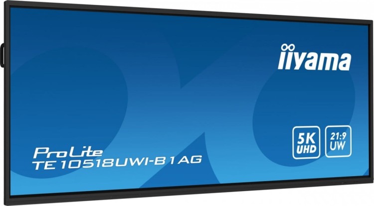 IIYAMA Monitor wielkoformatowy 104.6 cala TE10518UWI-B1AG INFRARED,40pkt,VA,21:9(5K),8xUSB, 8xMIC,2x16W+Subwoofer(16W),Android 13,WiFi,Slot OPS,7H,450
