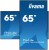 IIYAMA Monitor 65 cali LH6575UHS-B1AG 24/7,IPS,ANDROID.11,4K,500cd/m2,WiFi,3xHDMI,DP,Daisy/Chain,2xUSB,2x10W,RJ45,iiSignage2,FailOver,SDM,4GB/32GB,met