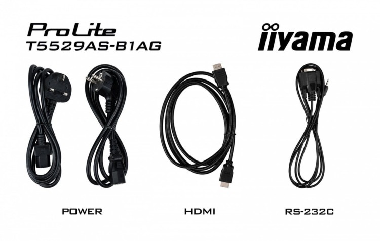 IIYAMA Monitor 55 cali T5529AS-B1AG VA,4K,HDMIx2,USB-C,RJ45,2x10W,WiFi,     Android 14, Signal FailOver, Whiteboard, iiSignage2 (CMS), iiControl (DMS)