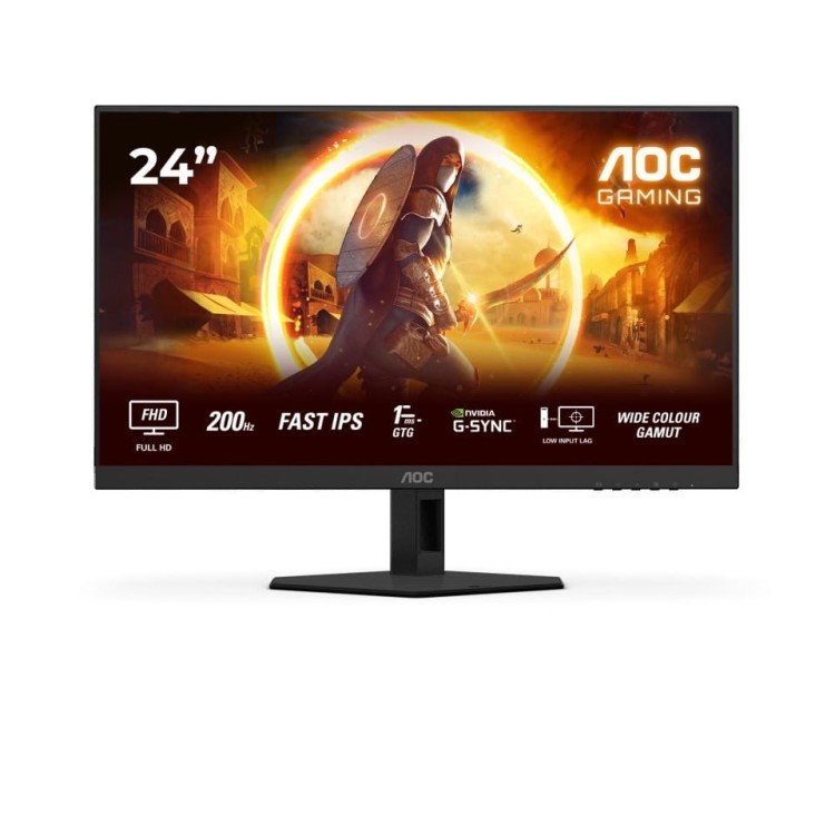 AOC Monitor 24G4HRE 23.8 cala Fast IPS 200Hz HDMIx2 DP Głośniki
