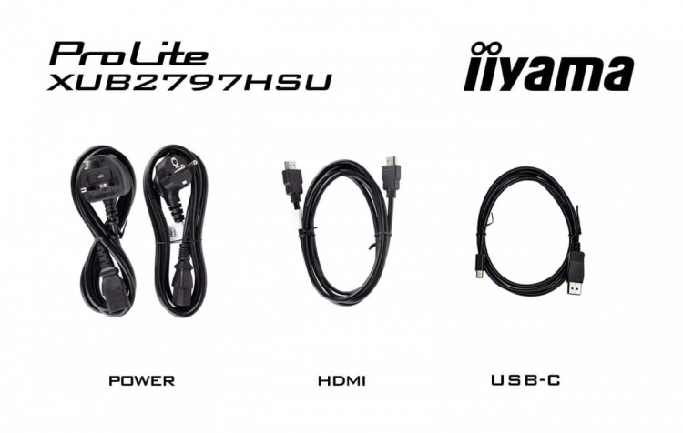 IIYAMA Monitor 27 cali XUB2797HSU-B2 IPS,FHD,HAS,300cd,(5y)