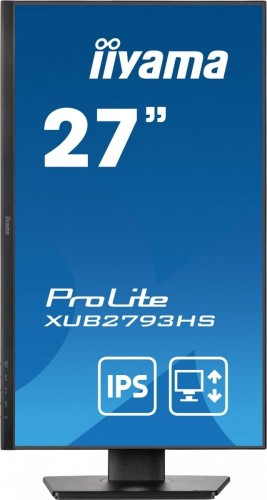 IIYAMA Monitor 27 cali XUB2793HS-B7,IPS,FHD,HDMI,DP,2x2W,300cd