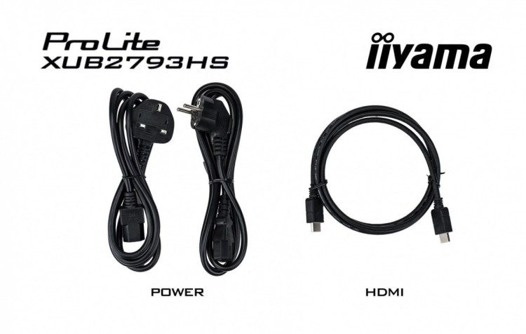 IIYAMA Monitor 27 cali XUB2793HS-B7,IPS,FHD,HDMI,DP,2x2W,300cd