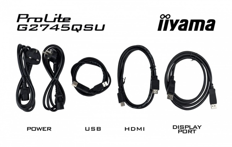 IIYAMA Monitor 27 cali G2745QSU-B2,IPS,QHD,100Hz,1ms,2xUSB,300cd