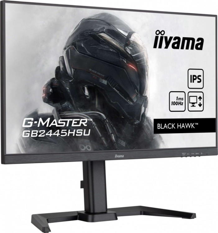 IIYAMA Monitor 23,8 cala GB2445HSU-B2 IPS,FHD,100Hz,1ms,2xUSB,300cd