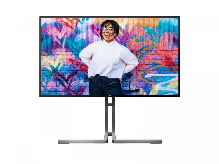 AOC Monitor U27U3CV 27 cali 4K Nano IPS HDMIx2 DP USB-C RJ45