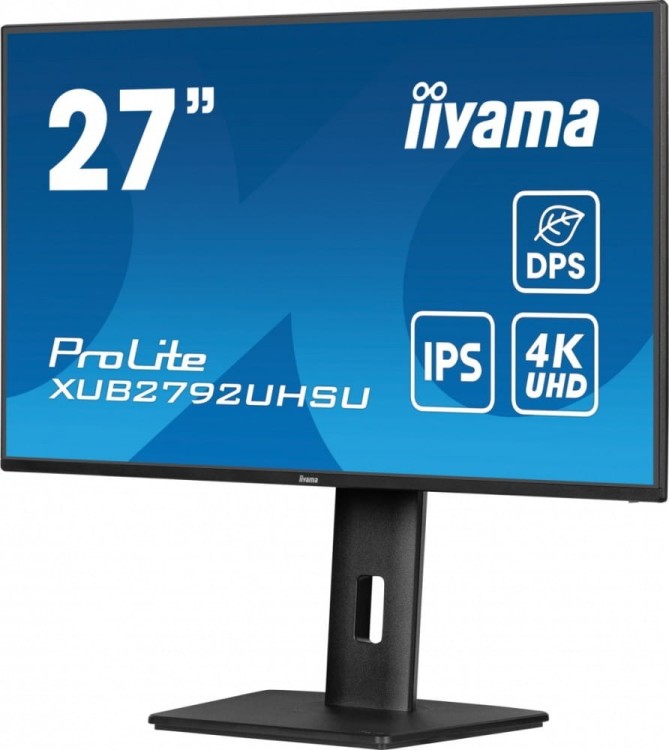 IIYAMA Monitor 27 cali XUB2792UHSU-B6,4K,IPS,DP,HDMI,USB-C