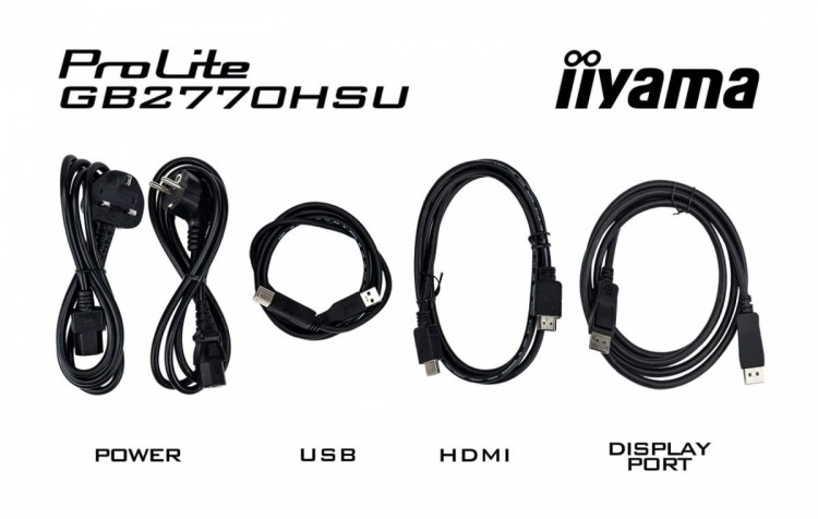 IIYAMA Monitor 27 cali GB2770HSU-B6 0.2ms,IPS,DP,HDMI,180Hz