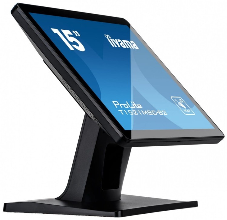 IIYAMA Monitor 15 cali T1521MSC-B2 POJEMN.10PKT.TN,7H,IP65(front),VGA,HDMI,2x2W,4:3,VESA