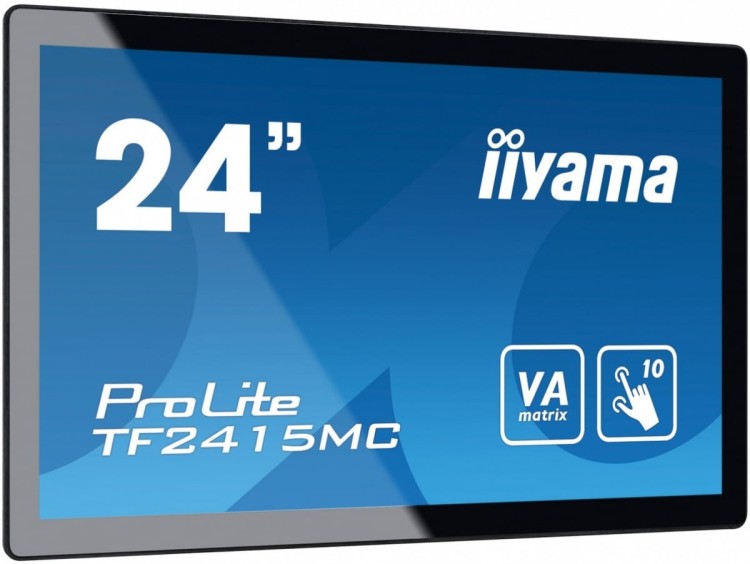 IIYAMA Monitor 24 TF2415MC-B2 pojemnościowy 10PKT, pianka, HDMI, DP