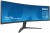 IIYAMA Monitor 44.5 cala XCB4594DQSN-B1 VA,DQHD,165HZ,USB-C-DOCK,RJ45,32:9,1500R,450cd/m2,3000:1,0.8ms,3xUSB,2xHDMI,1xDP,2x3W,PowerDelivery-90W