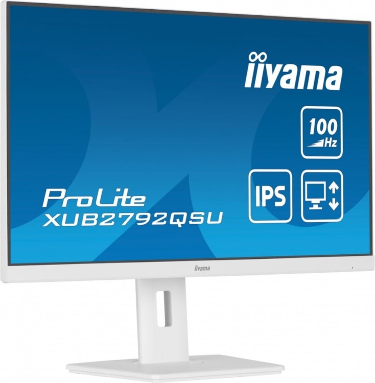 IIYAMA Monitor 27 cali ProLite XUB2792QSU-W6 IPS,QHD,HAS(150mm),100Hz,4xUSB3.2,SLIM