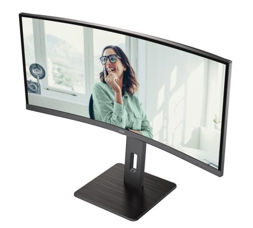 AOC Monitor CU34P3CV 34 cale 100Hz Curved VA HDMI DP RJ45 USB-C