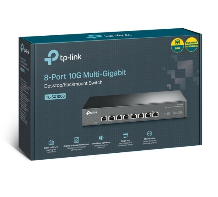 TP-LINK Przełącznik SX1008  8x10GE