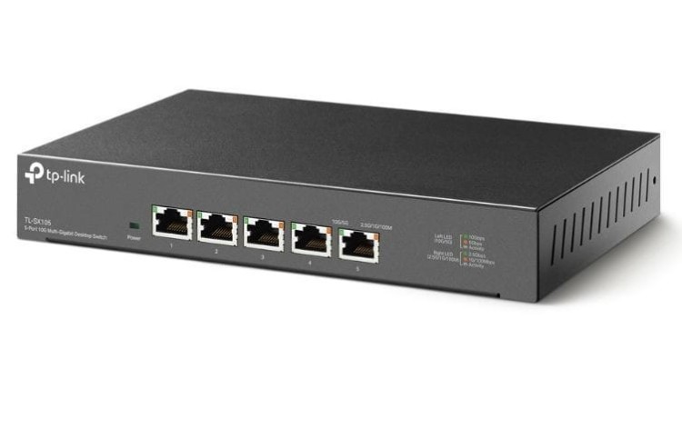 TP-LINK Przełącznik SX105 Switch  Desktop 5x10GE
