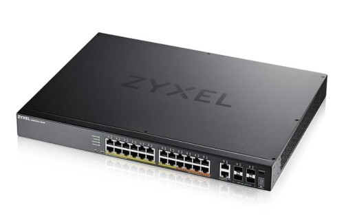 Zyxel Przełącznik dostępowy L3 24 porty PoE,10GbE RJ-45, 4 porty                      10GbE SFP+ XGS2220-30HP-EU0101F