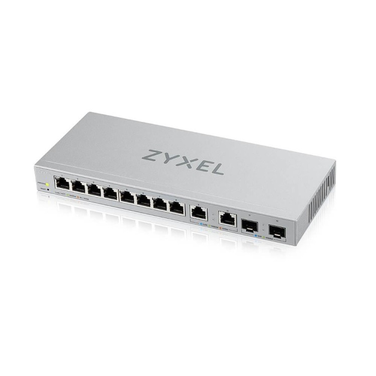 Zyxel Przełącznik XGS1210-12-ZZ0101F GbE 8x1G + 2x2,5G +2xSFP+