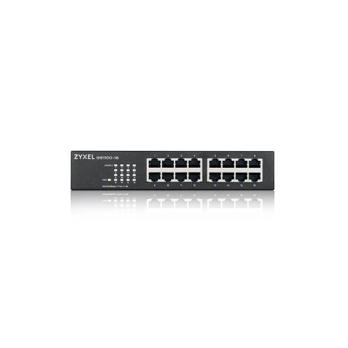 Zyxel Przełącznik niezarządzalny GS1100-16-EU0103F 16x Gigabit Unmanaged Switch                  GS1100-16-EU0103F
