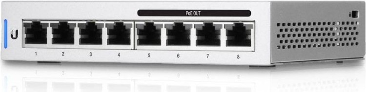 UBIQUITI  Switch 8x1GbE PoE US-8-60W