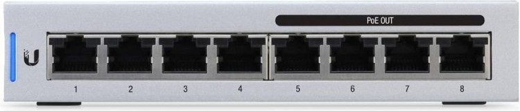 UBIQUITI  Switch 8x1GbE PoE US-8-60W