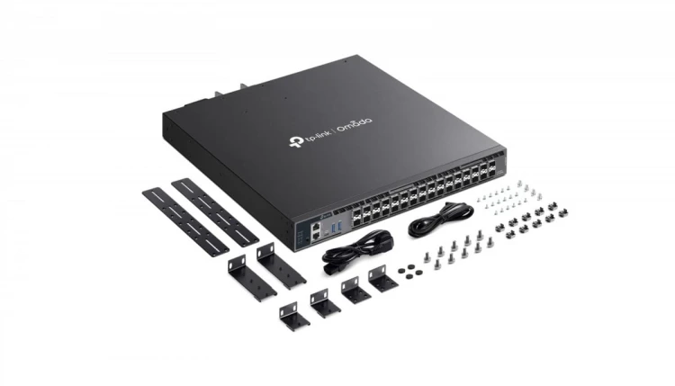 TP-LINK Przełącznik zarządzalny SX6632YF agregujący L3   Omada, stackowalny, 26 slotów SFP+ 10G, 6 slotów SFP28 25G