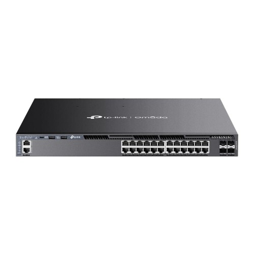 TP-LINK Przełącznik SG6428XHP switch zarządzalny 24 porty gigabitowe PoE+   4 sloty SFP+ 10G