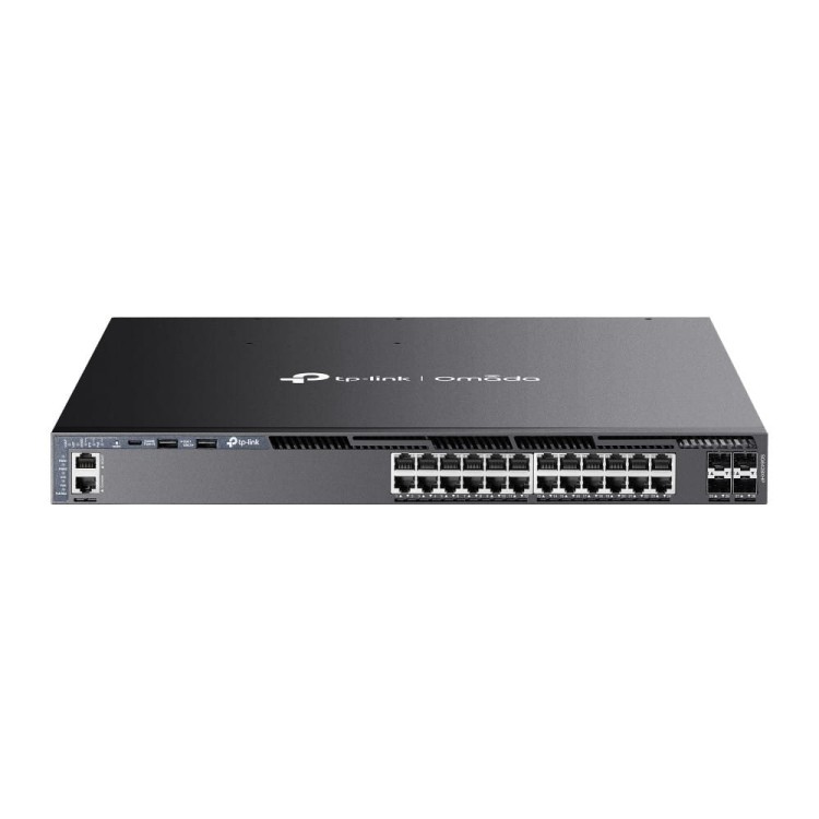 TP-LINK Przełącznik SG6428XHP switch zarządzalny 24 porty gigabitowe PoE+   4 sloty SFP+ 10G