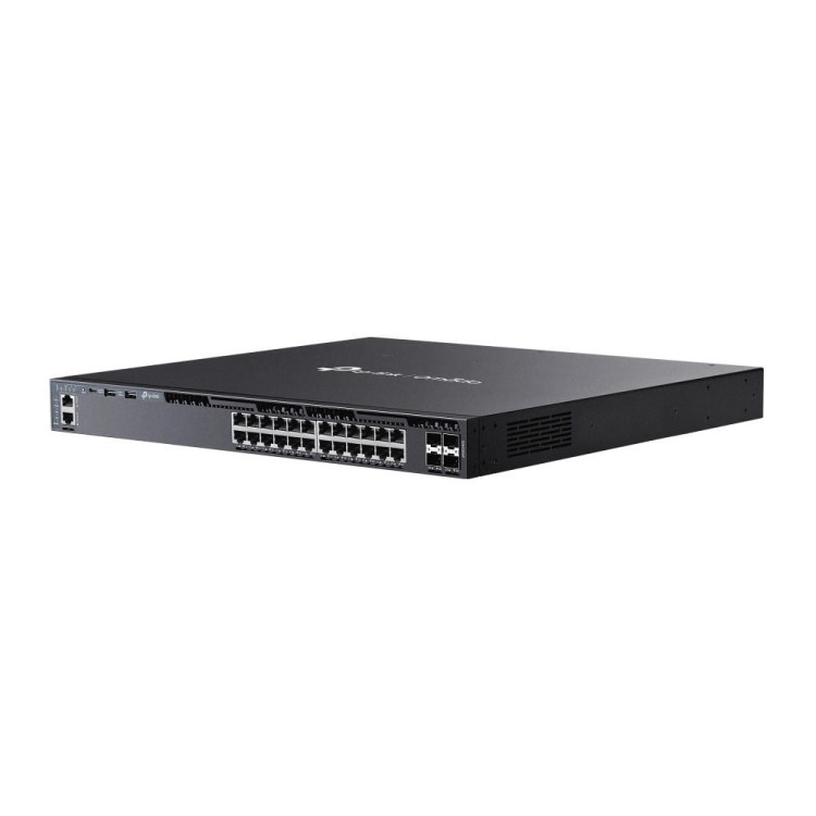 TP-LINK Przełącznik SG6428XHP switch zarządzalny 24 porty gigabitowe PoE+   4 sloty SFP+ 10G