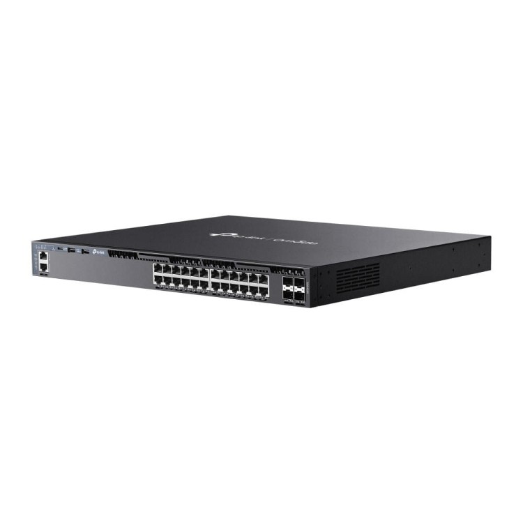 TP-LINK Przełącznik zarządzalny SG6428X Omada 24-Port Gigabit Stackable L3 Managed      Switch with 4 10GE SFP+ Slots
