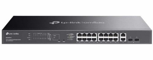TP-LINK Przełącznik Omada 20-Port GB Easy Managed Switch with 16-Port PoE+   PORT: 16× Gigabit PoE+ Ports, 2x Gigabit Non-PoE Ports, 2× Gigabit SFP Po
