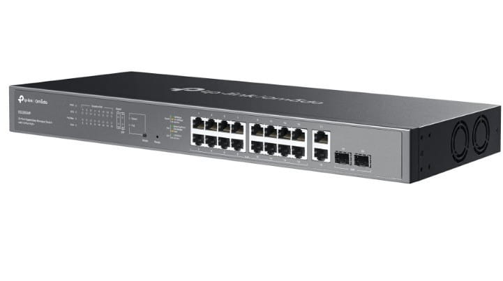 TP-LINK Przełącznik Omada 20-Port GB Easy Managed Switch with 16-Port PoE+   PORT: 16× Gigabit PoE+ Ports, 2x Gigabit Non-PoE Ports, 2× Gigabit SFP Po