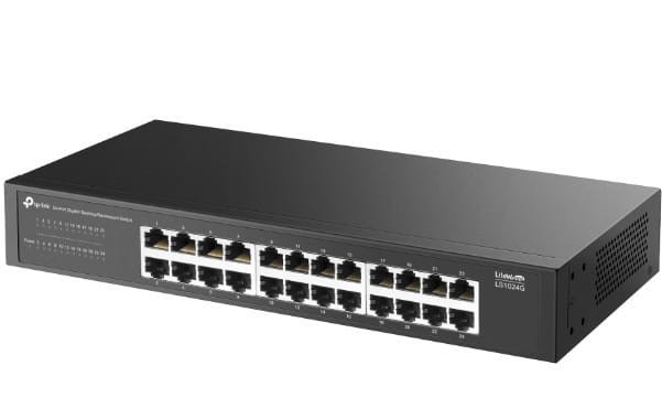 TP-LINK Przełącznik LiteWave 24-Port Gigabit Switch                          PORT: 24× Gigabit RJ45 Ports