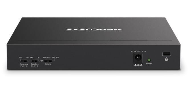 TP-LINK Przełącznik Mercusys 10-Port 10/100Mbps Desktop Switch with 8-Port PoE+     PORT: 8× 10/100 Mbps PoE+ Ports, 2× 10/100 Mbps Non-PoE Ports