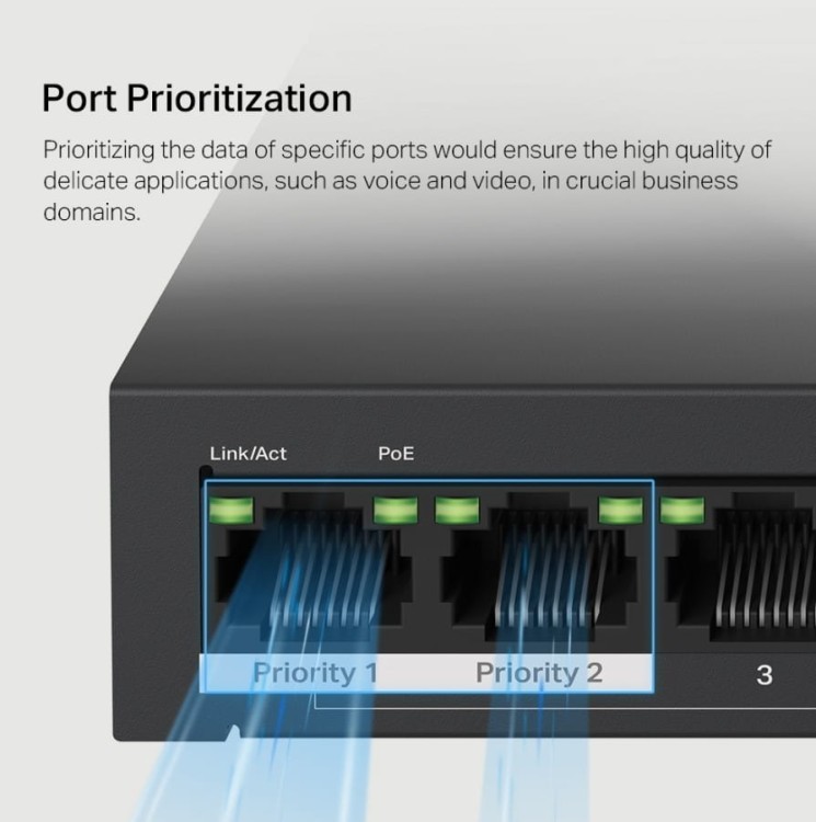 TP-LINK Przełącznik Mercusys 10-Port 10/100Mbps Desktop Switch with 8-Port PoE+     PORT: 8× 10/100 Mbps PoE+ Ports, 2× 10/100 Mbps Non-PoE Ports