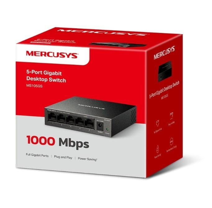 TP-LINK Przełącznik 5-Port Gigabit Desktop Switch        PORT: 5× Gigabit Ports