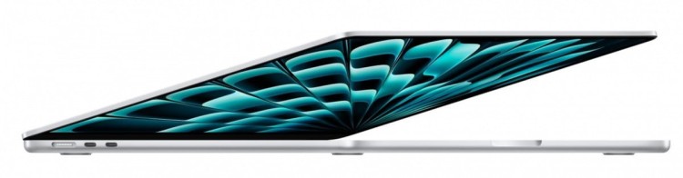 Apple Macbook Air 15.3: M3 8/10, 24GB, 512GB - Srebrny MC9J4ZE/A