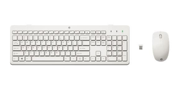 HP Inc. Klawiatura i mysz bezprzewodowa 230 White 3L1F0AA