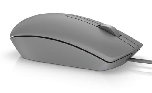 Dell Przewodowa mysz optyczna USB szara MS116