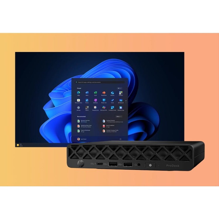 HP ProDesk 4 Mini G1i U7 265T 16GB 1TB  Win11P 3/3/3