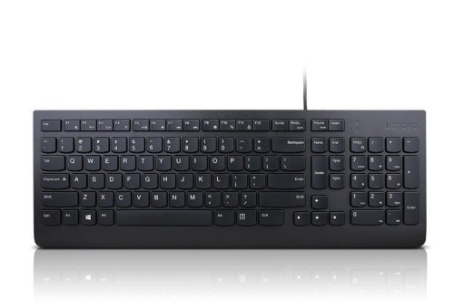Lenovo Klawiatura przewodowa Lenovo Essential (czarna) - angielski, US (103P) 4Y41C68681