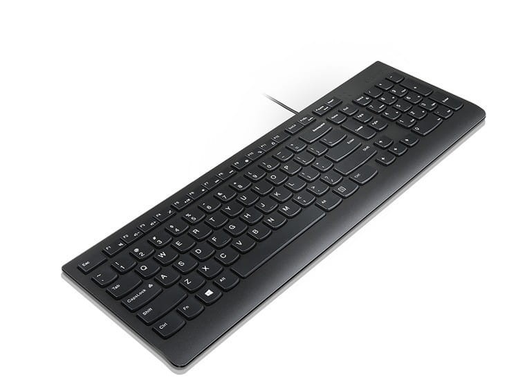 Lenovo Klawiatura przewodowa Lenovo Essential (czarna) - angielski, US (103P) 4Y41C68681