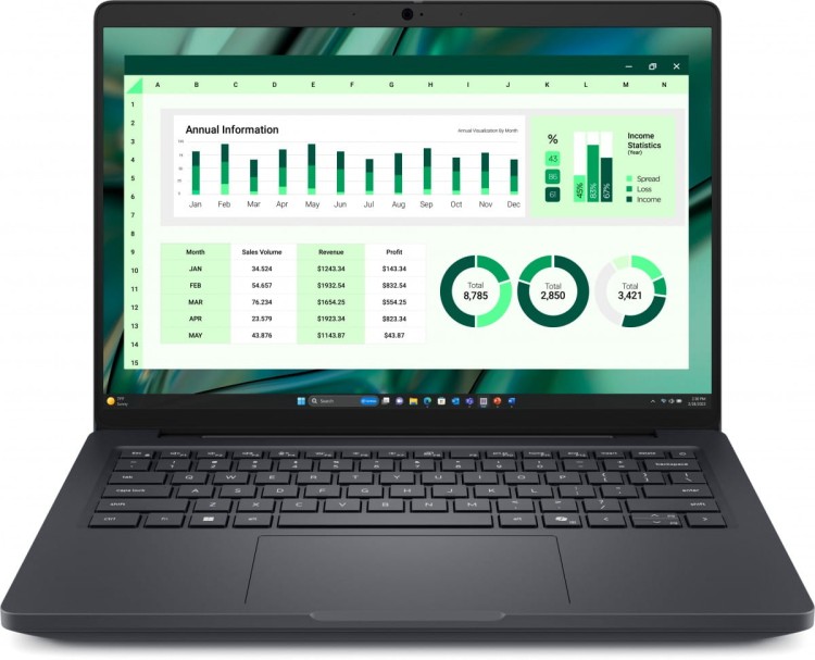 Dell Pro Max 14 MC14250/U5-235H/16GB/512GB SSD/Intel Arc/FgrPr & SmtCd/FHD IR Cam & Mic/14" FHD+/Backlit Kb/4 Cell/100W/vPro/W11Pro/3YPS