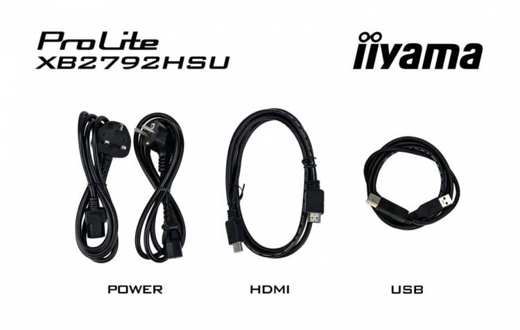 IIYAMA Monitor 27 cali XB2792HSU-B1 IPS,FHD,HDMI,DP,120Hz,350cd,4ms,        cienkie ramki, 1500:1, ErP B, USB HUBx2