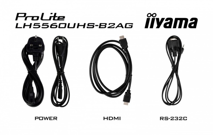 IIYAMA Monitor wielkoformatowy 55 cali LH5560UHS-B1AG matowy 24h/7 500(cd/m2) VA 3840 x 2160 UHD(4K) Android.11 Wifi CMS(iiSignage2), Uchwyt ścienny