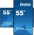 IIYAMA Monitor wielkoformatowy 55 cali LH5560UHS-B1AG matowy 24h/7 500(cd/m2) VA 3840 x 2160 UHD(4K) Android.11 Wifi CMS(iiSignage2), Uchwyt ścienny