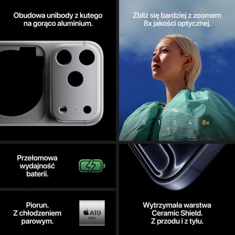 Apple iPhone 17 PRO MAX 256GB - kosmiczny pomarańcz