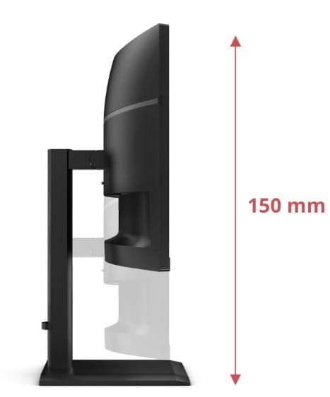 AOC Monitor CU34E4CV 34 cale 120Hz Curved VA HDMIx2 DP RJ45 HAS Głośniki